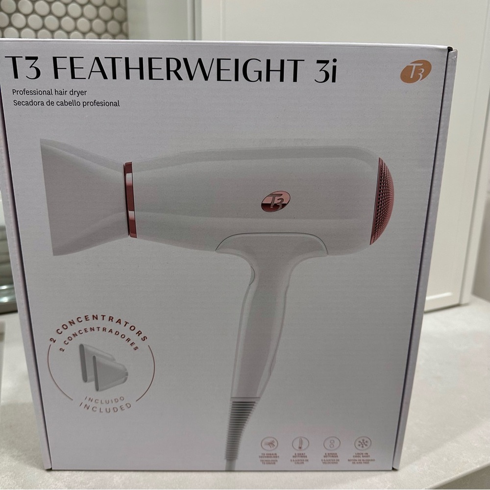 Hair Dryer T3 Featherweight 3i  - White